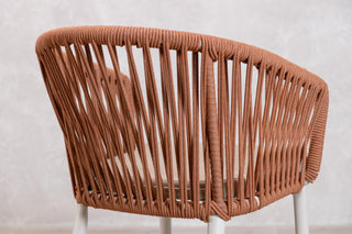 Milano Aluminium Rope Back Stacking Garden Chair