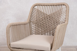 Monza Aluminium Rope Back Stacking Garden Chair