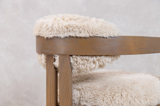 Vermont Faux Fur Dining Chair