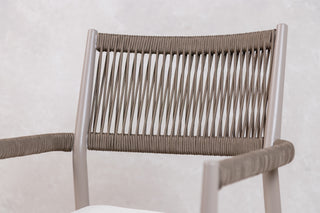 Rimini 4 Seater Oval Outdoor Table and 4 Garden Chairs Set