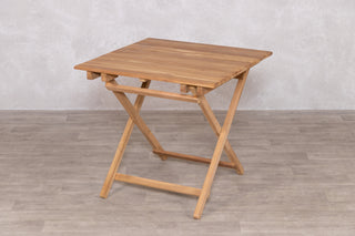 Meza Square Teak Outdoor Folding Table