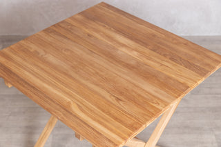 Meza Square Teak Outdoor Folding Table