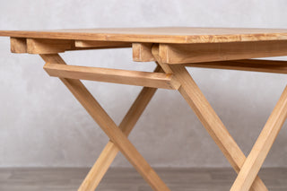 Meza Square Teak Outdoor Folding Table