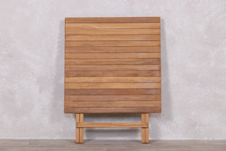 Meza Square Teak Outdoor Folding Table