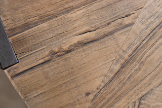 Keaton Round Wooden Coffee Table - SECONDS ITEM