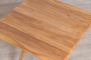 Meza Square Teak Outdoor Folding Table