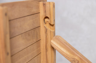 Meza Square Teak Outdoor Folding Table