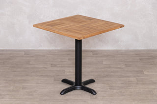 Outdoor Teak Tabletop Square Café Table Range