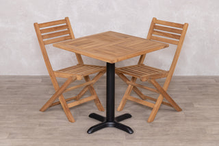 Outdoor Teak Tabletop Square Café Table Range