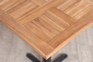 Outdoor Teak Tabletop Square Café Table Range