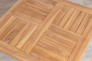 Outdoor Teak Tabletop Square Café Table Range