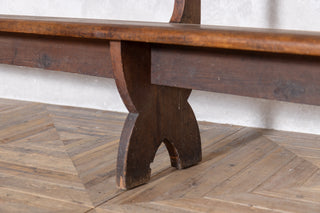Vintage Victorian Pine Church Pews / Garden Benches