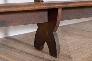 Vintage Victorian Pine Church Pews / Garden Benches