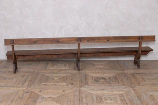 Vintage Victorian Pine Church Pews / Garden Benches