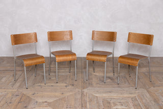 Vintage Plywood Stacking Chairs