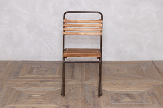 Vintage Cox 1960s Stacking Chairs with Brown Frame