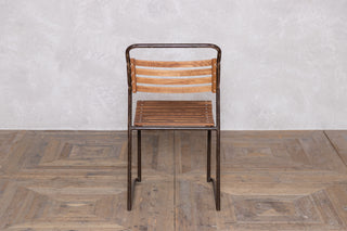 Vintage Cox 1960s Stacking Chairs with Brown Frame