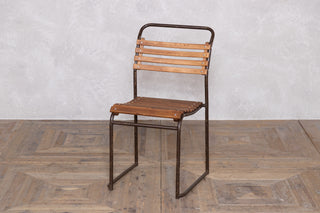 Vintage Cox 1960s Stacking Chairs with Brown Frame