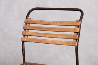Vintage Cox 1960s Stacking Chairs with Brown Frame