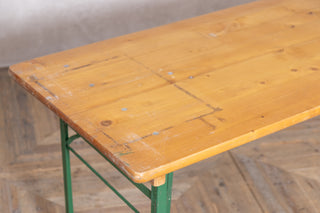 Solid Pine Folding Wooden Trestle Tables