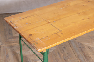 Solid Pine Folding Wooden Trestle Tables