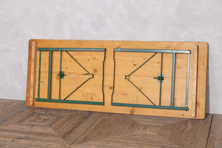 Solid Pine Folding Wooden Trestle Tables