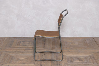 Vintage Cox 1960s Stacking Chairs with Grey Frame