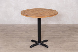 Outdoor Teak Tabletop Round Café Table Range