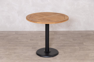 Outdoor Teak Tabletop Round Café Table Range