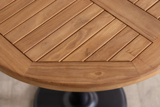 Outdoor Teak Tabletop Round Café Table Range