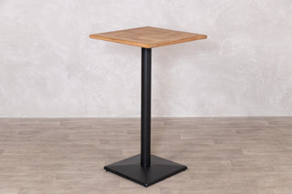 Outdoor Teak Tabletop Square Bar Table Range