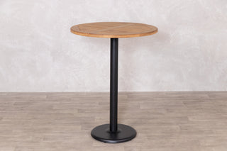 Outdoor Teak Tabletop Round Bar Table Range