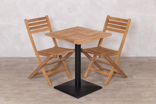 Outdoor Teak Tabletop Square Café Table Range