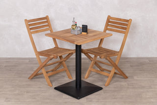 Outdoor Teak Tabletop Square Café Table Range