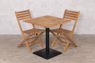 Outdoor Teak Tabletop Square Café Table Range