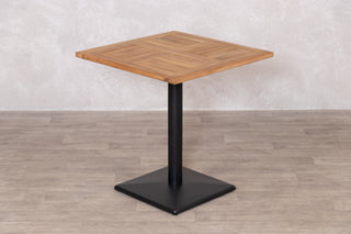 Outdoor Teak Tabletop Square Café Table Range
