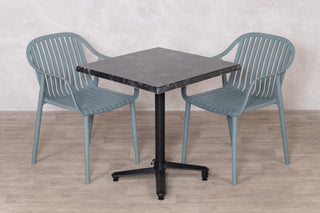 Tilt Top Table Base with Bag Hook and Security Loop