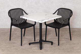 Tilt Top Table Base with Bag Hook and Security Loop