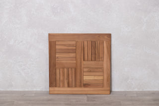 Teak Outdoor Square Table Top
