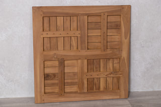 Teak Outdoor Square Table Top