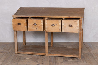 Vintage Maître D' Stand with Storage