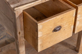 Vintage Maître D' Stand with Storage