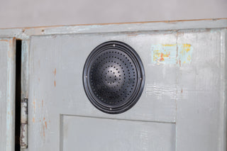 Bank Of Three Wooden Storage Lockers