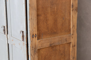 Bank Of Three Wooden Storage Lockers