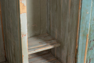 Two Door Distressed Look Timber Lockers