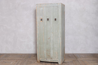 Two Door Distressed Look Timber Lockers