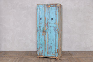Two Door Distressed Look Timber Lockers
