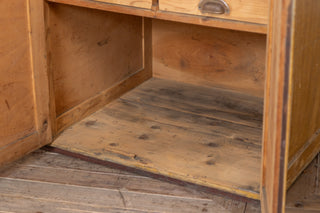 Vintage Pine Kitchen Sideboard with Internal Drawers