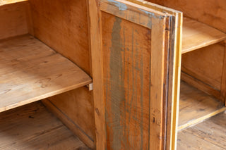Vintage Yellow Pine Kitchen Sideboard
