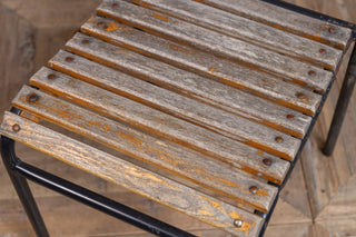Black Vintage Outdoor Stacking Chairs